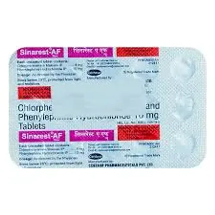 Sinarest Af Tablet product image