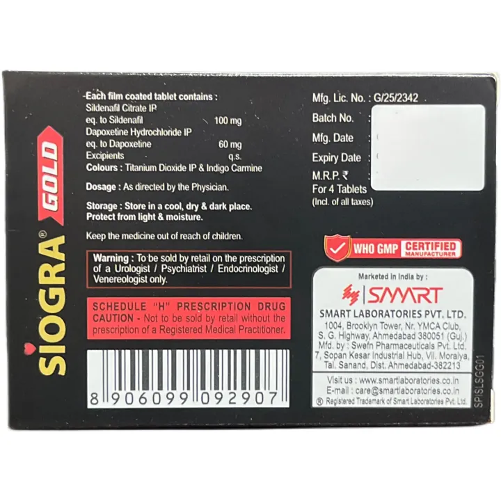 Siogra Gold Tablet product image