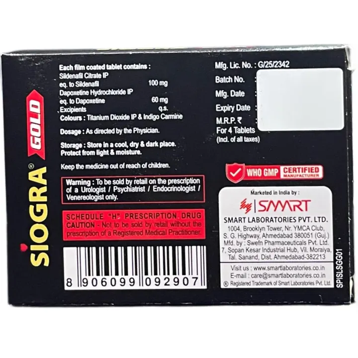 Siogra Gold Tablet product image