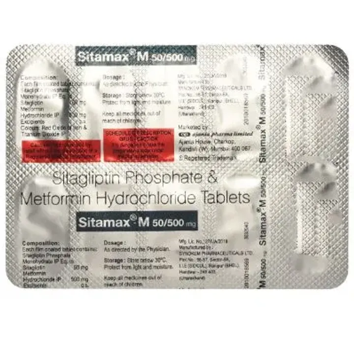 Sitamax M 50/500 Tablet product image