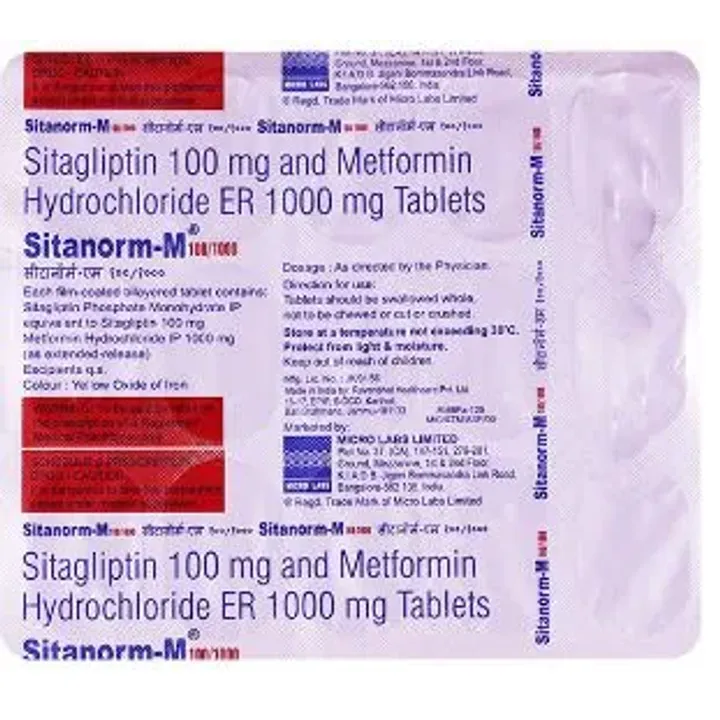 Sitanorm M 100/1000 Tablet product image