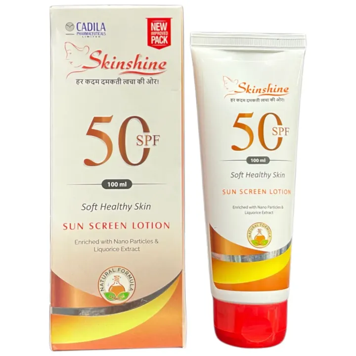 Skinshine Spf 50 Sunscreen Lotion 100ml product image