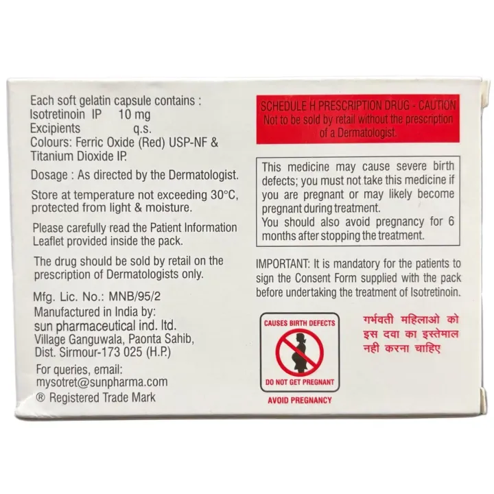 Sotret 10 Capsule product image