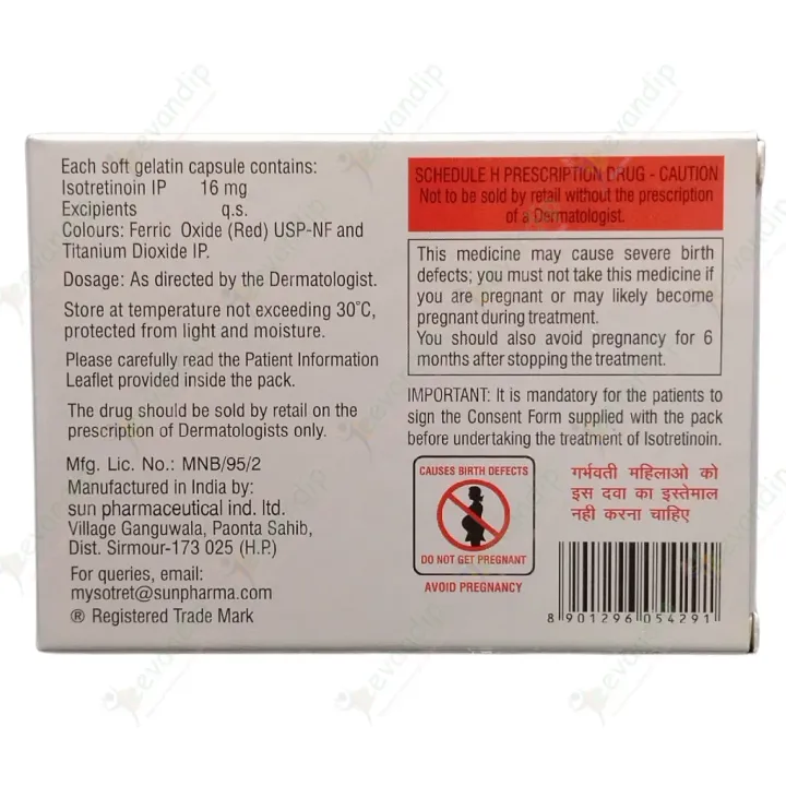 Sotret Nf 16 Capsule product image