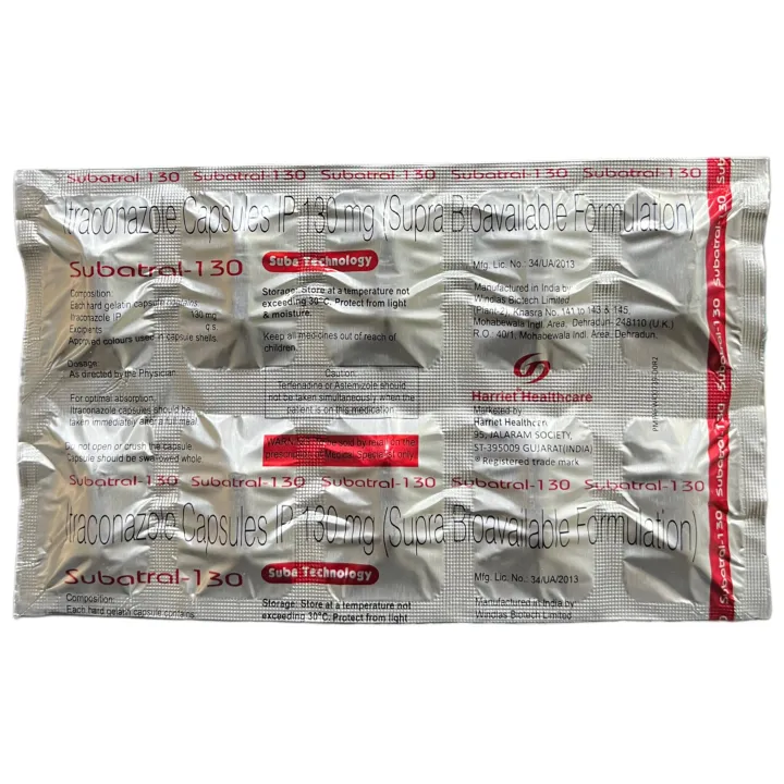 Subatral 130 Tablet product image
