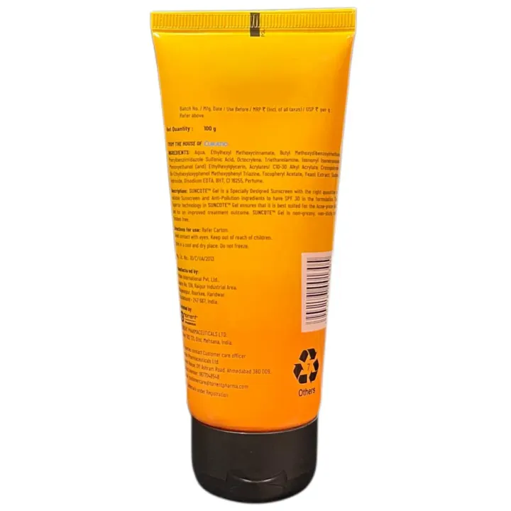 Suncote Sunscreen Gel 100gm product image