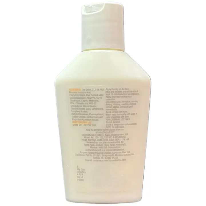 Suncros Matte Finish Soft Spf 50+ Lotion 60ml product image