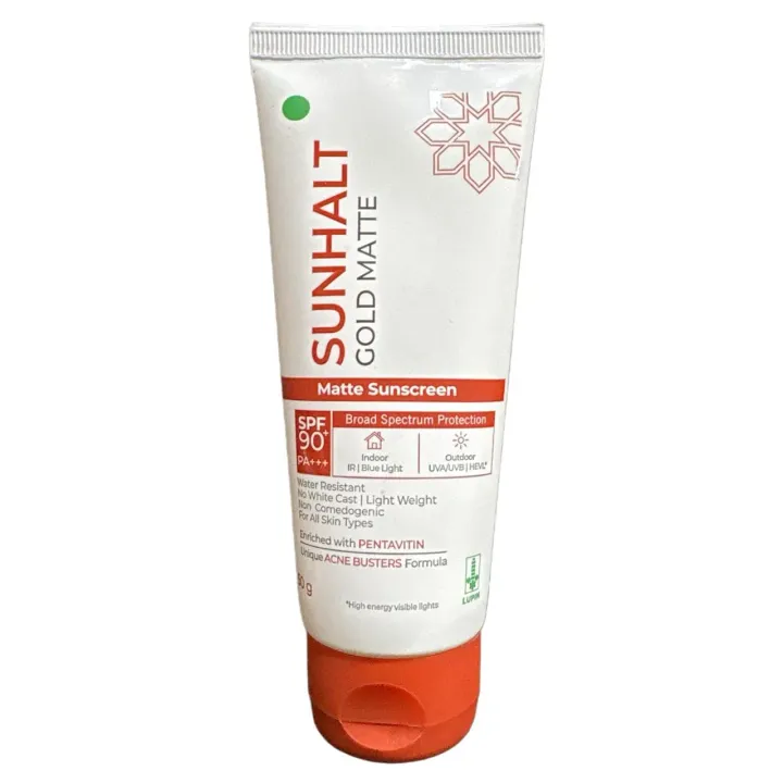 Sunhalt Gold Matte Sunscreen Spf 90 Pa+++ 50gm product image