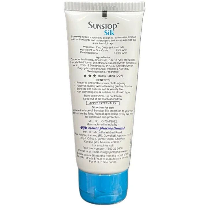 Sunstop Silk Spf 58 Sunscreen Gel product image
