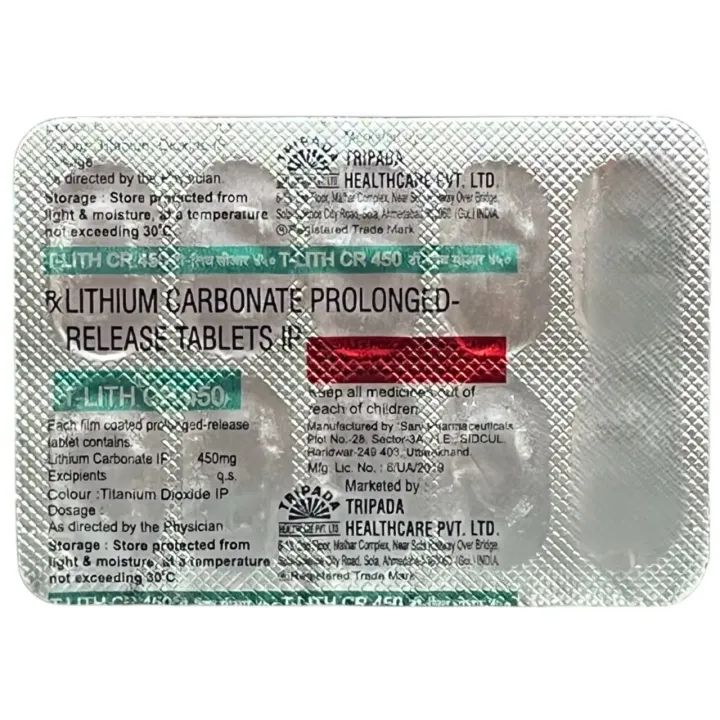 T Lith Cr 450 Tablet product image