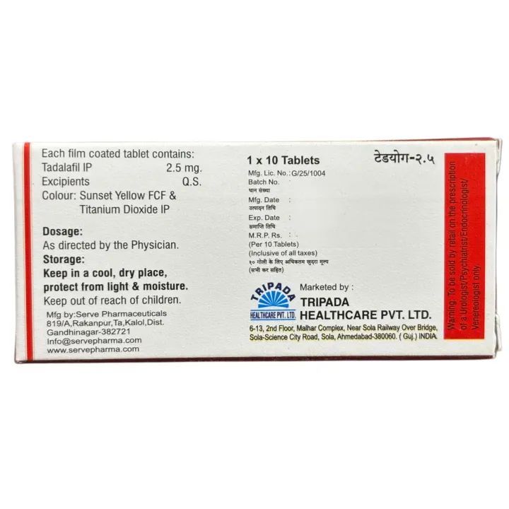 Tadyog-2.5 Tablet product image