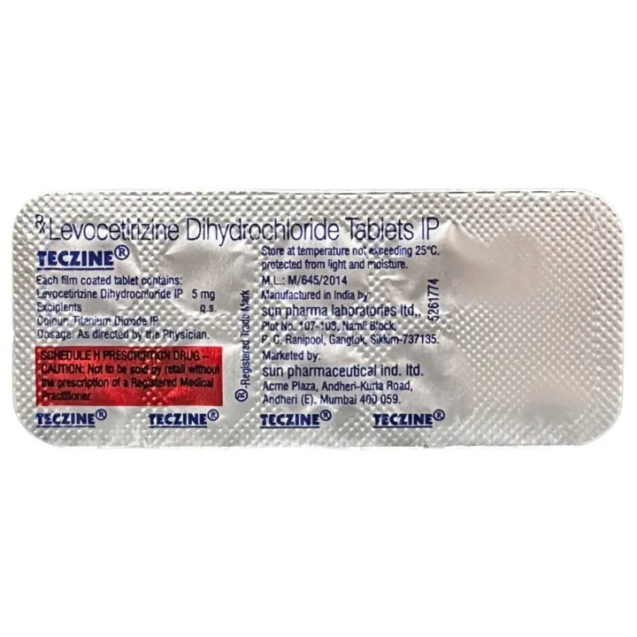 Teczine 5 Tablet product image