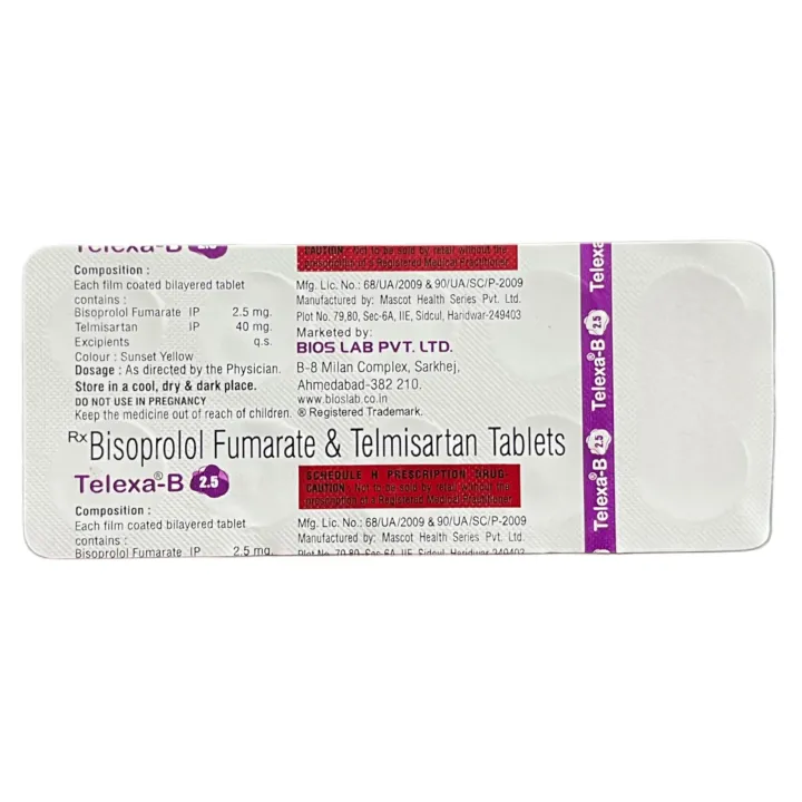 Telexa B 2.5 Tablet product image