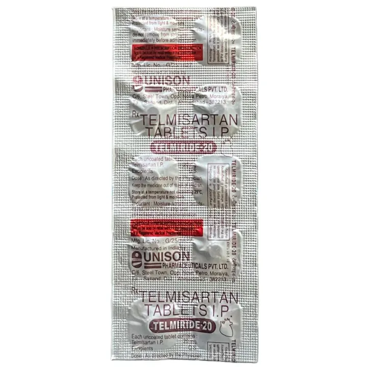 Telmiride 20 Tablet product image