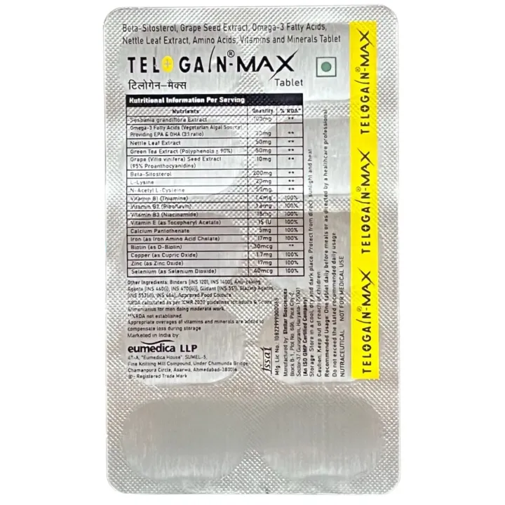 Telogain Max Tablet product image