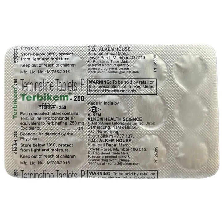 Terbikem 250 Tablet product image