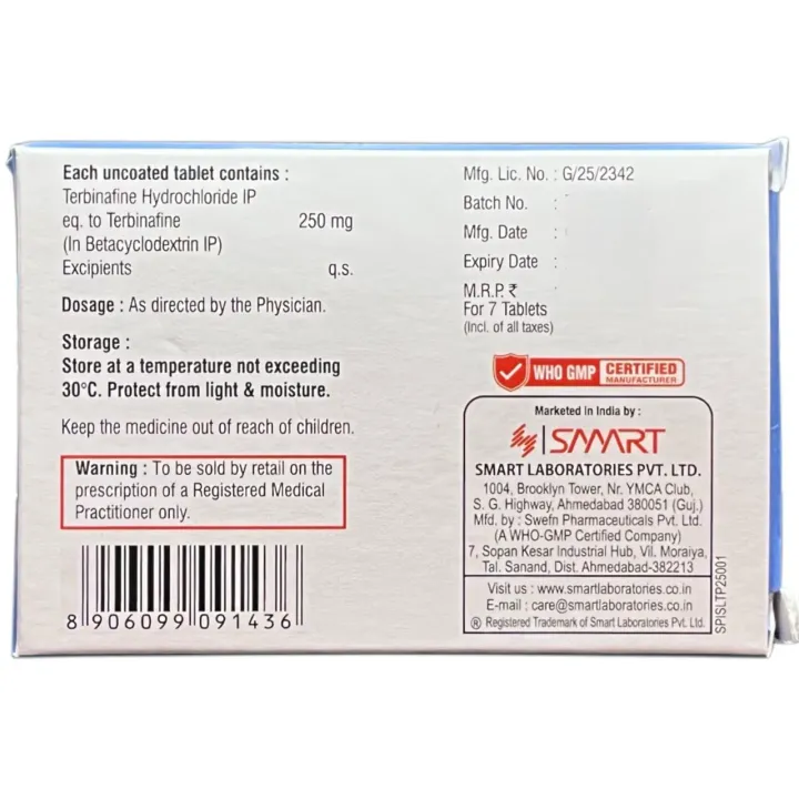 Terbipro 250 Tablet product image