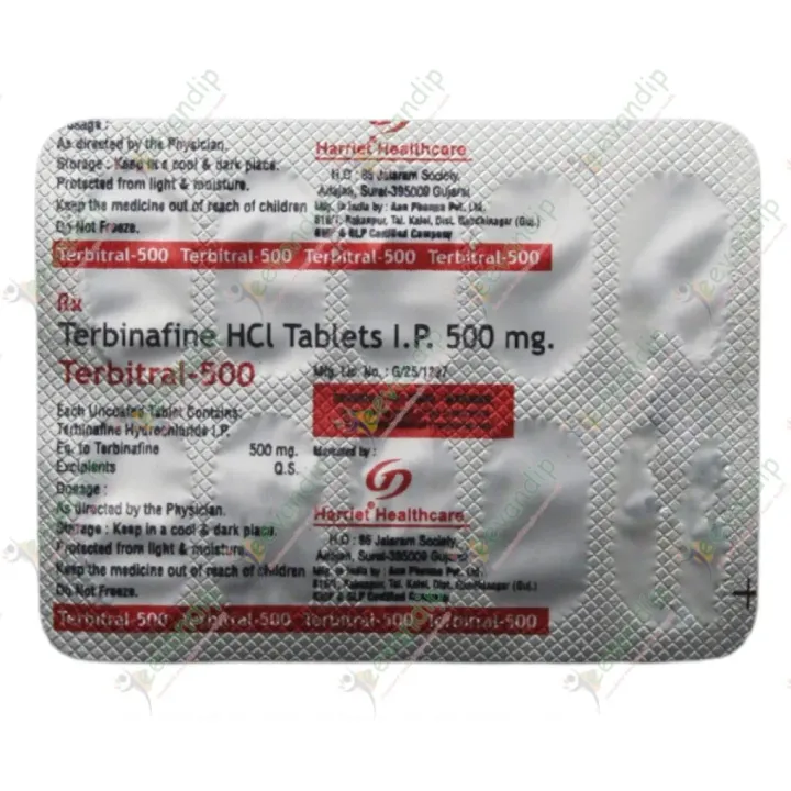 Terbitral 500 Tablet product image