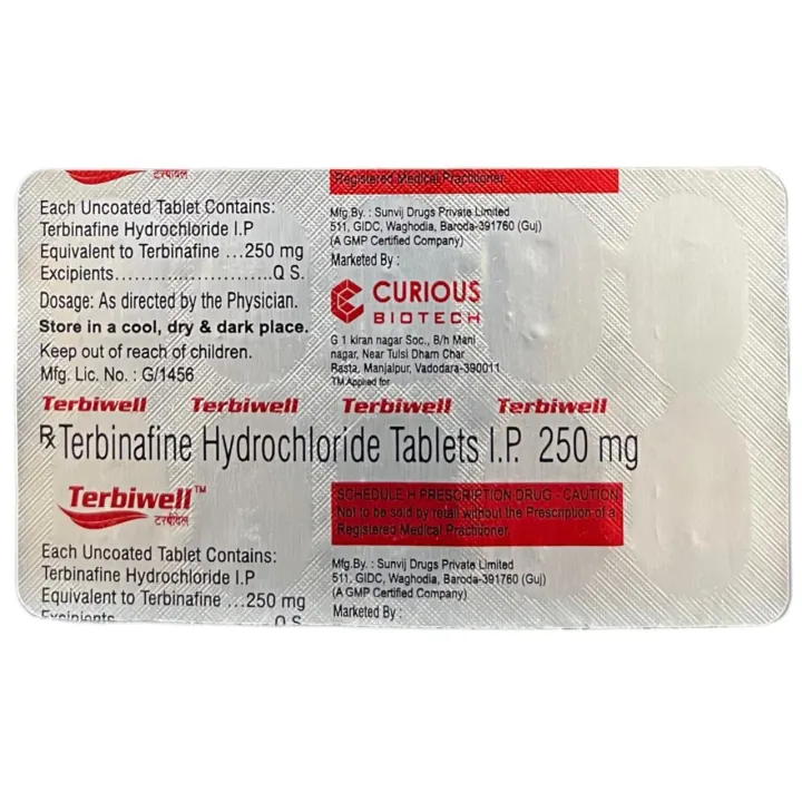Terbiwell 250 Tablet product image