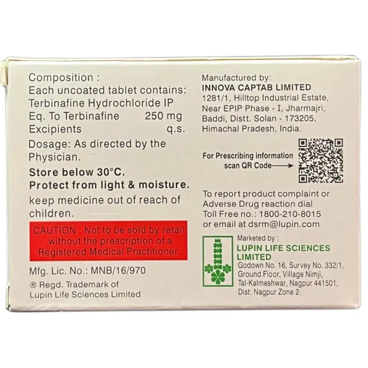 Terf 250 Tablet product image