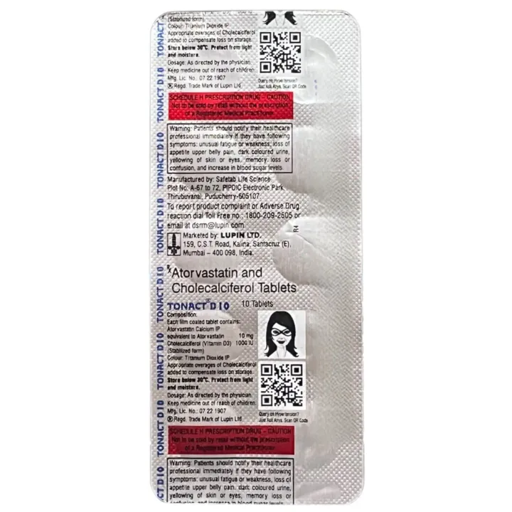 Tonact D 10 Tablet product image