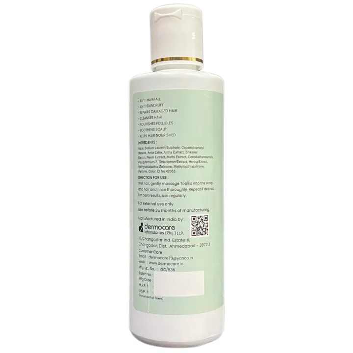 Topika Hair Wash Shampoo 200ml product image