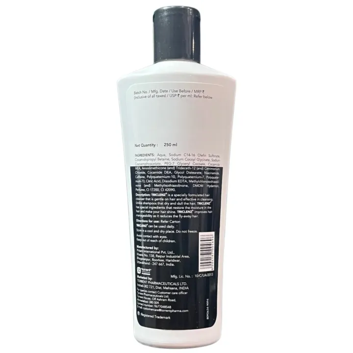 Triclenz Hair & Scalp Clenaser 250ml product image
