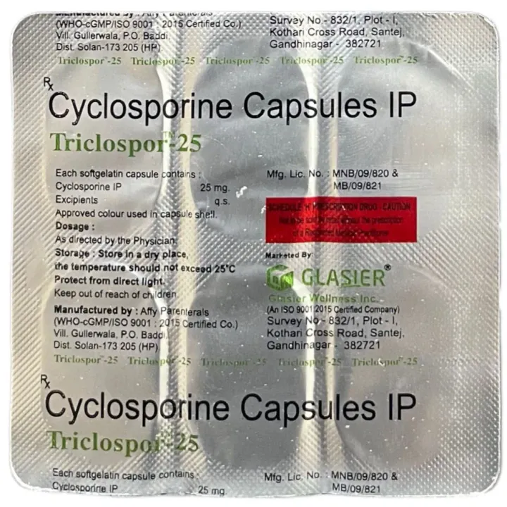 Triclospor 25 Capsule product image