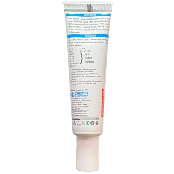 Tyromax Spf 25 Cream 20gm product image