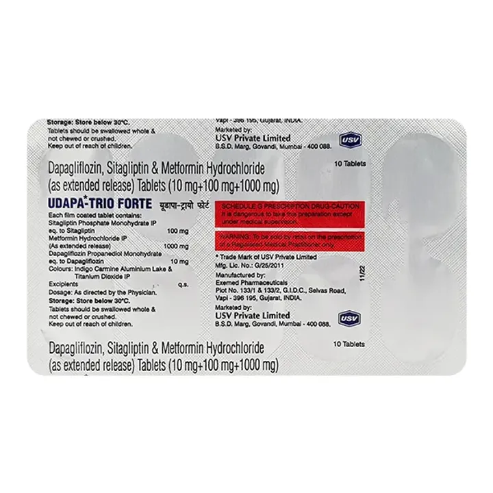 Udapa Trio Forte Tablet product image
