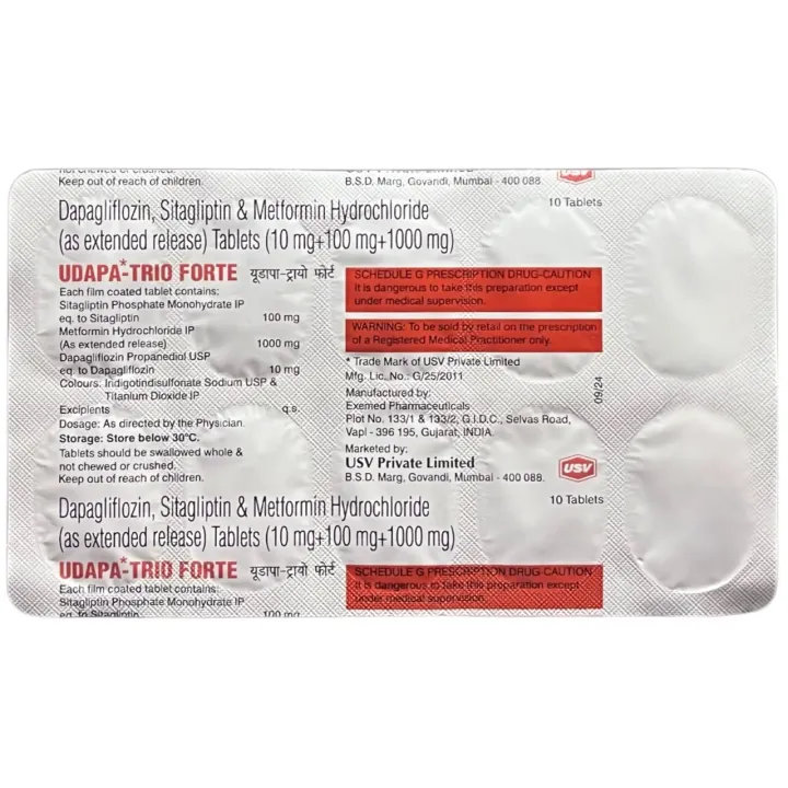 Udapa Trio Forte Tablet product image
