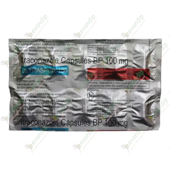 Ultraspor 100mg Capsules product image