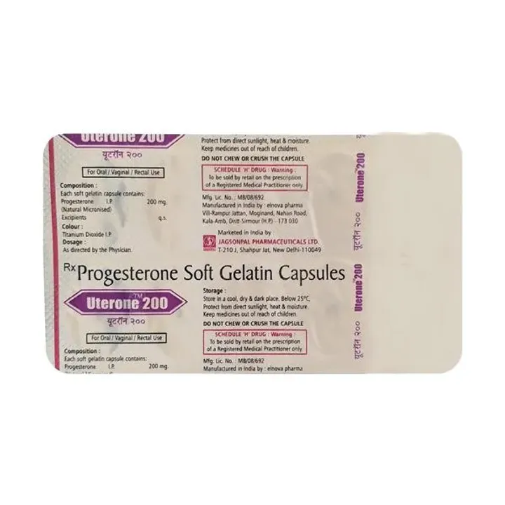 Uterone 200 Capsule product image