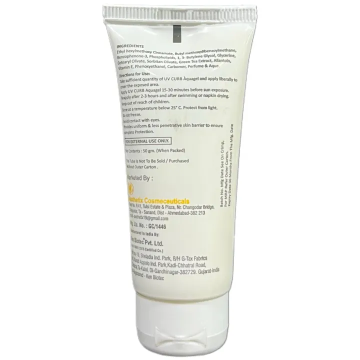 Uv Curb Spf 50 Aquagel product image