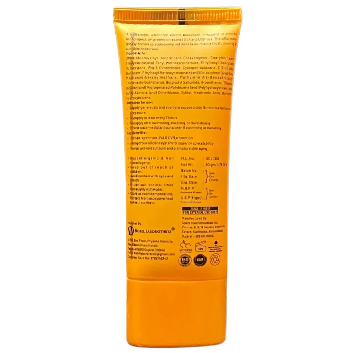 Uv Less Ultra Silicone Sunscreen Gel 50gm product image