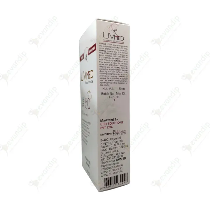 Uv Med Spf 50 Sunscreen Gel product image