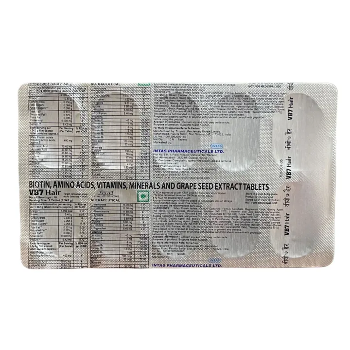 Vb7 Hair Tablet product image