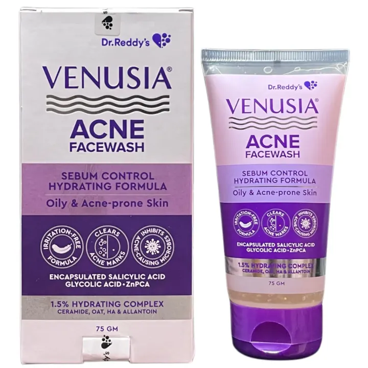 Venusia Acne Facewash 75gm product image