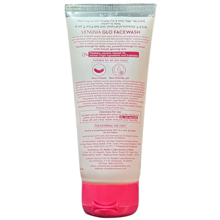Venusia Glo Facewash 100gm product image