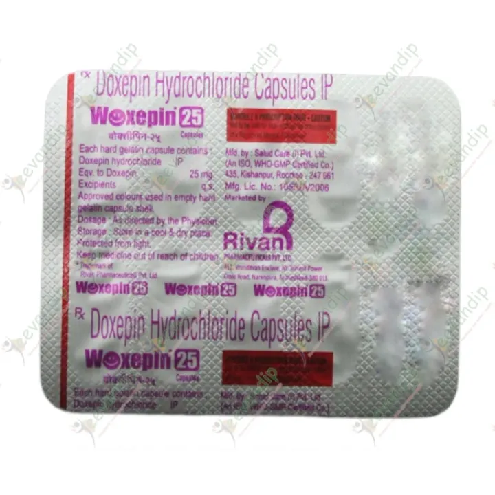Woxepin 25 Capsule product image