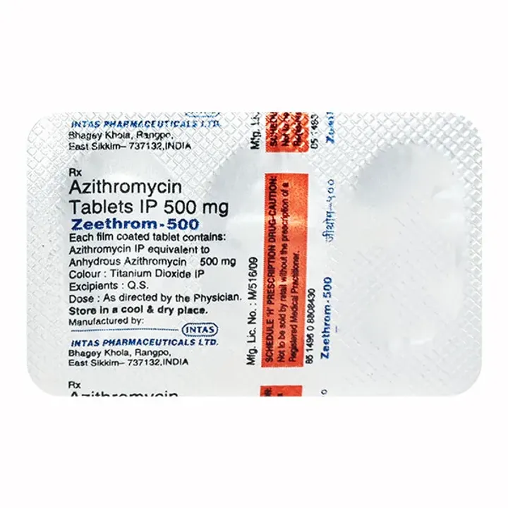 Zeethrom 500 Tablet product image