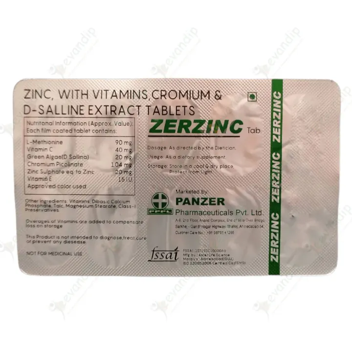 Zerzinc C Tablet product image