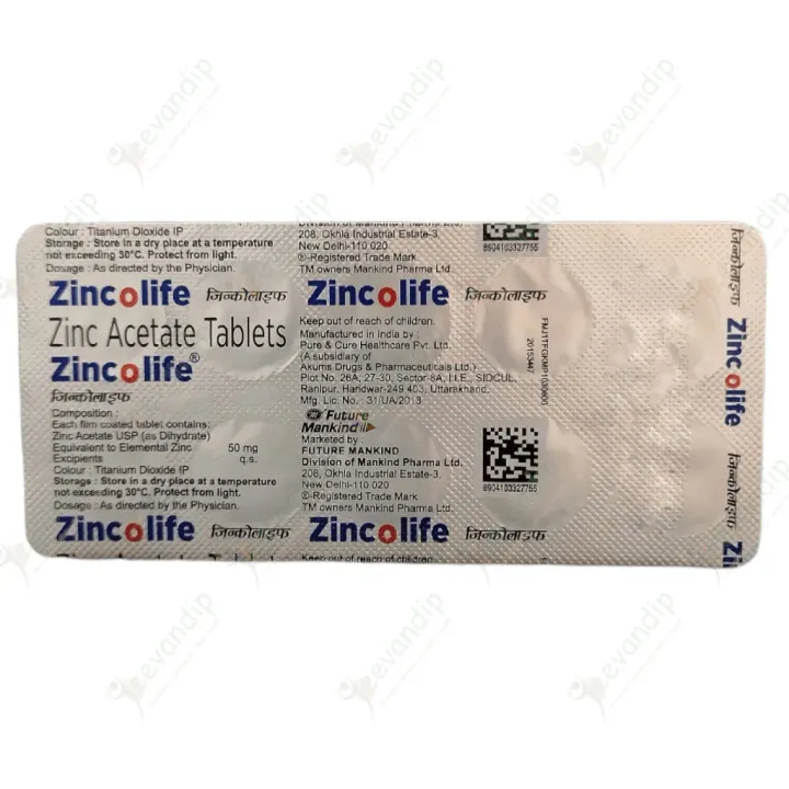 Zincolife Tablets product image