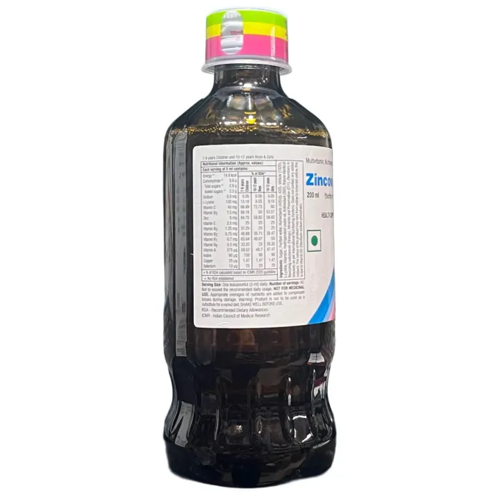 Zincovit Cl Syrup 200ml product image