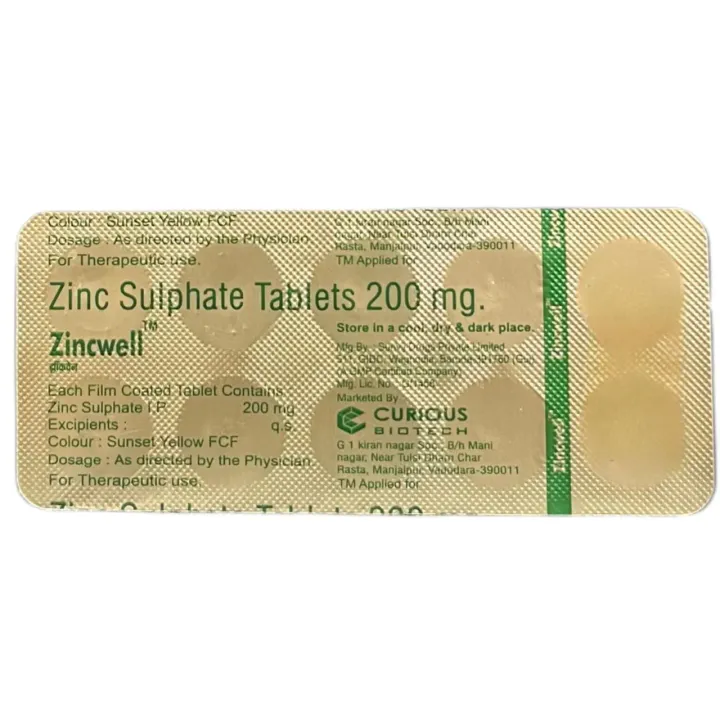 Zincwell Tablet product image