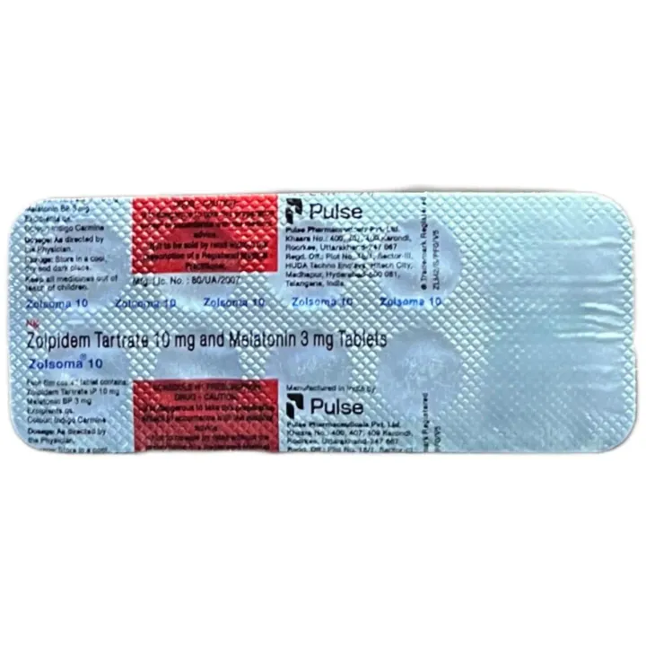 Zolsoma 10 Tablet product image