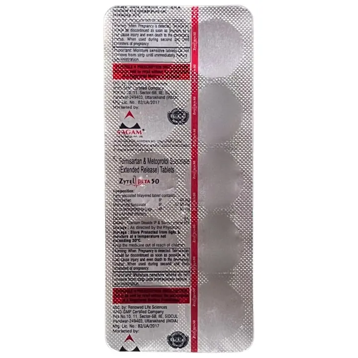 Zytel Beta 50 Tablet product image