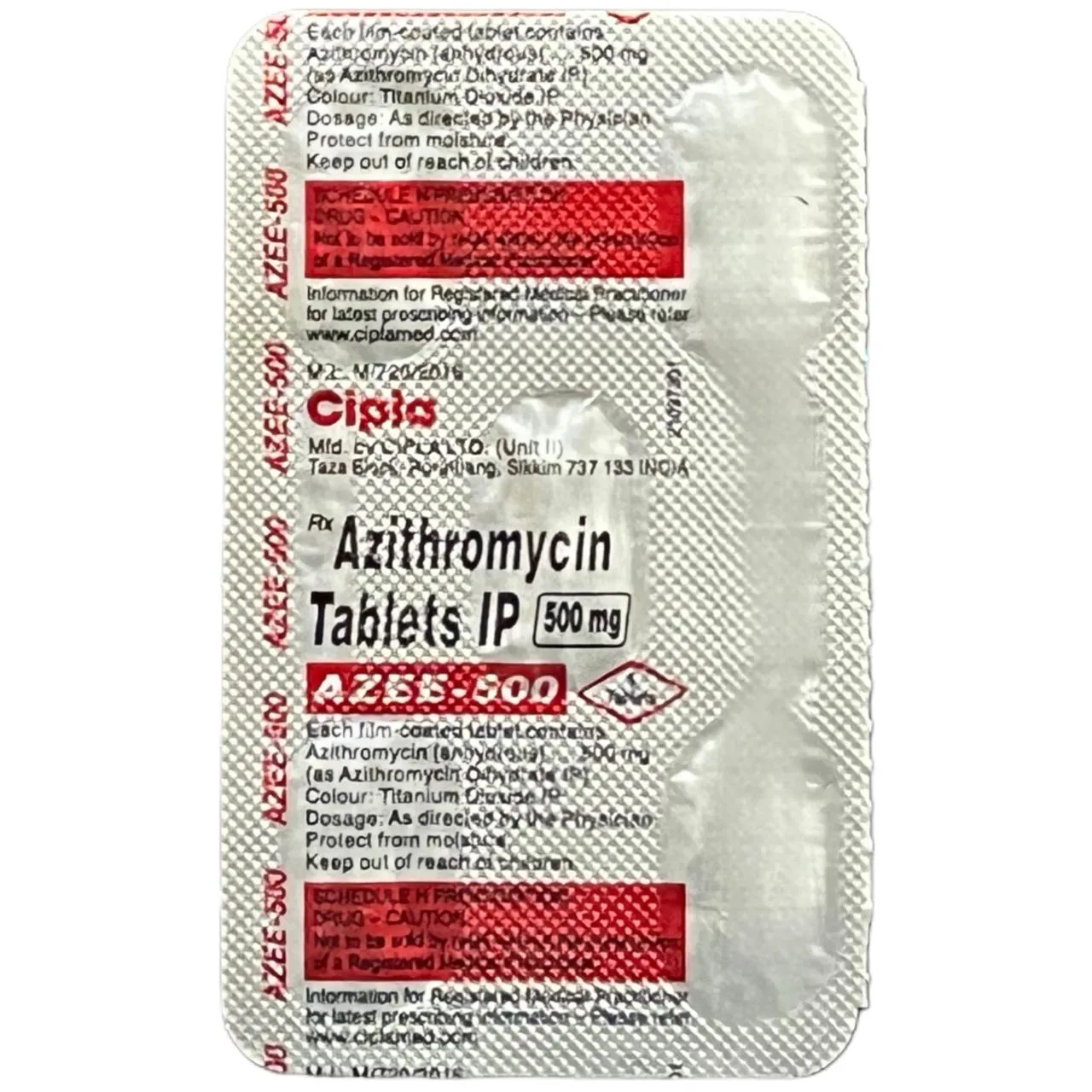 Azee 500 Tablet - Jeevandip
