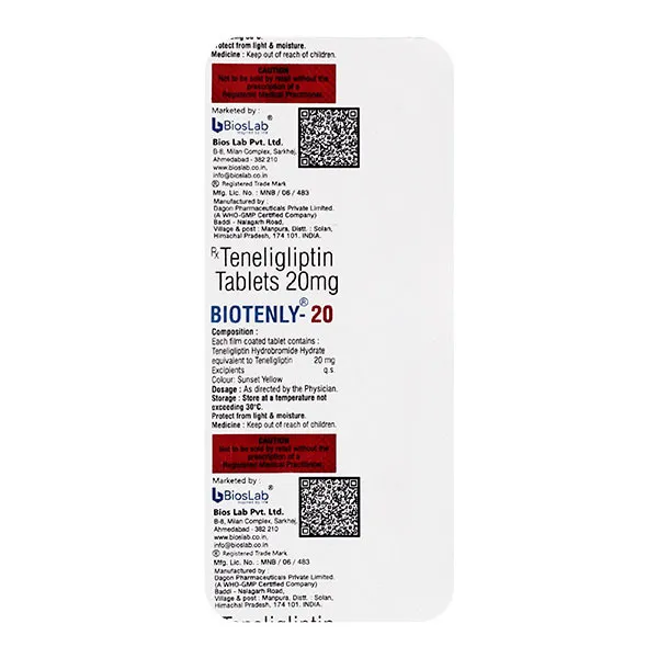 Biotenly 20 Tablet - Jeevandip