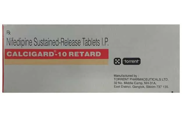 Calcigard 10 Retard Tablet - Jeevandip